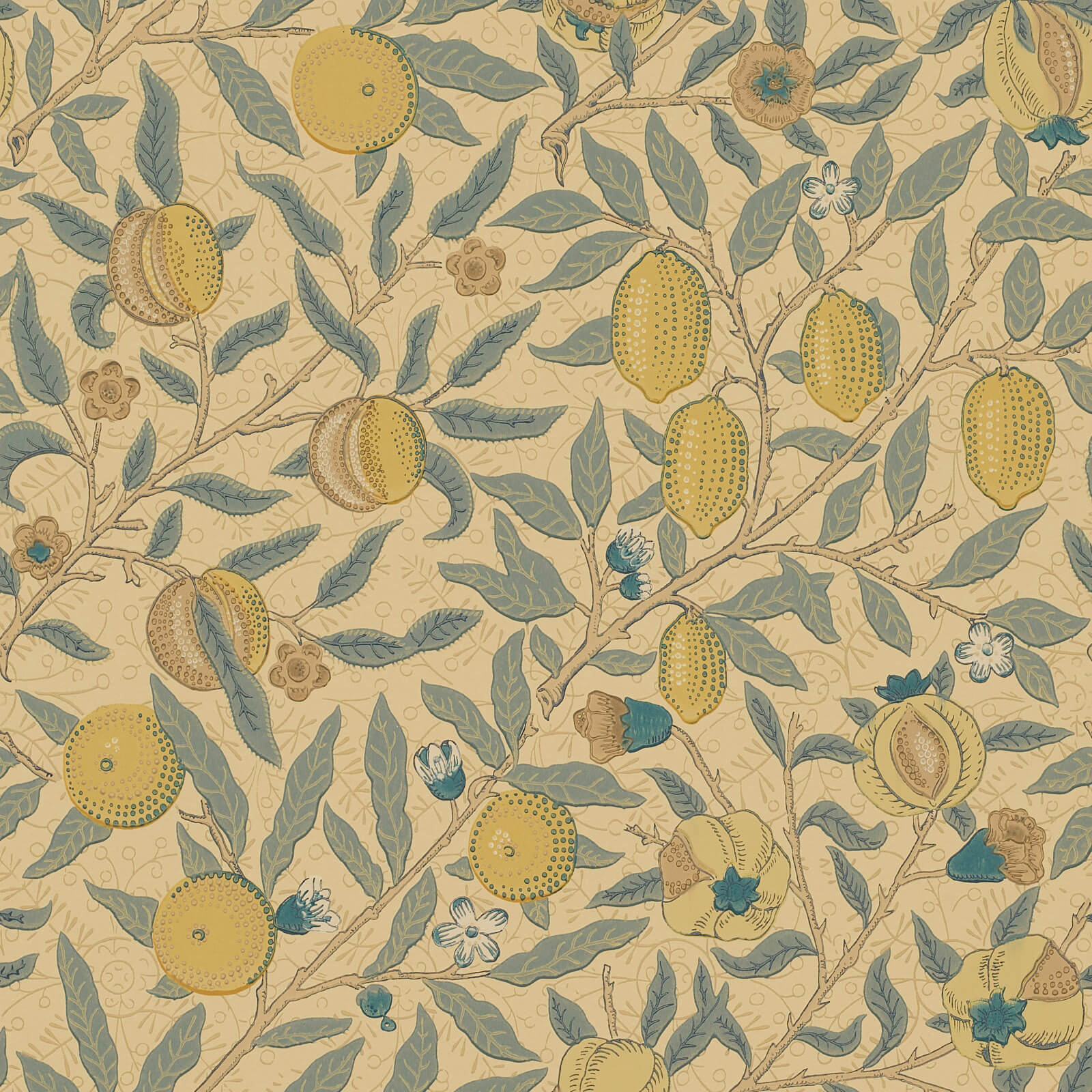 Fruit Blue Gold Brown